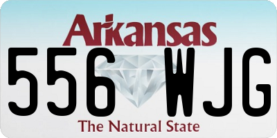 AR license plate 556WJG