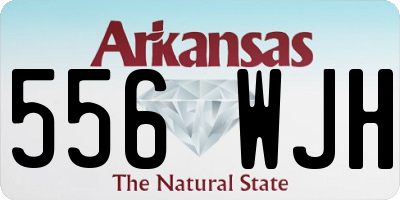 AR license plate 556WJH