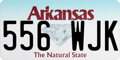 AR license plate 556WJK
