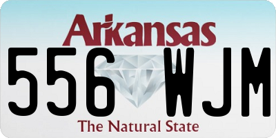AR license plate 556WJM