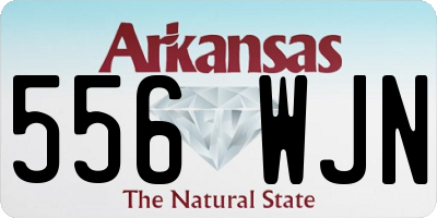 AR license plate 556WJN