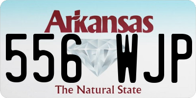 AR license plate 556WJP