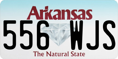 AR license plate 556WJS
