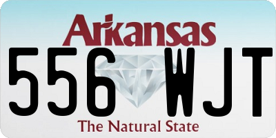 AR license plate 556WJT