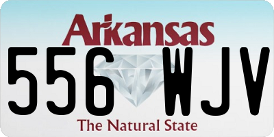 AR license plate 556WJV