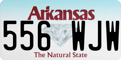 AR license plate 556WJW