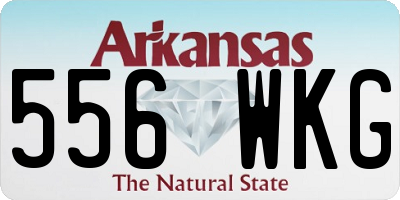 AR license plate 556WKG