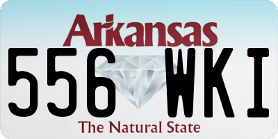AR license plate 556WKI