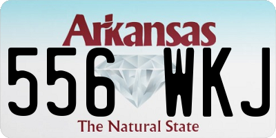 AR license plate 556WKJ
