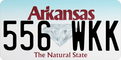 AR license plate 556WKK