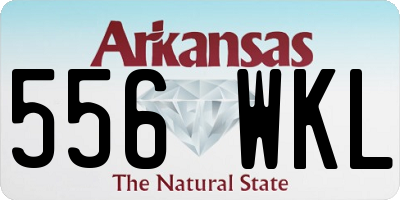 AR license plate 556WKL