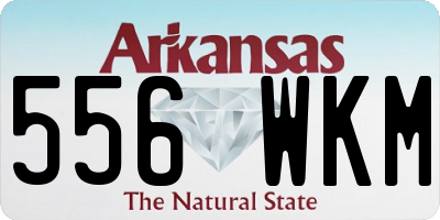 AR license plate 556WKM