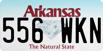 AR license plate 556WKN