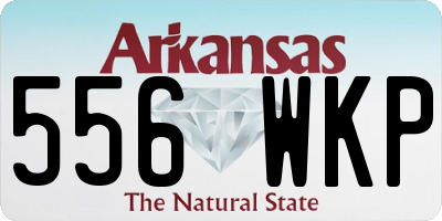AR license plate 556WKP