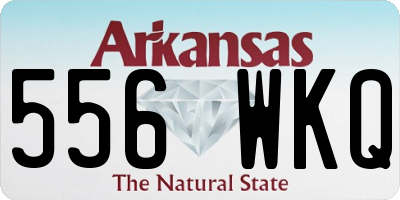 AR license plate 556WKQ