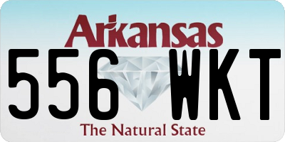 AR license plate 556WKT
