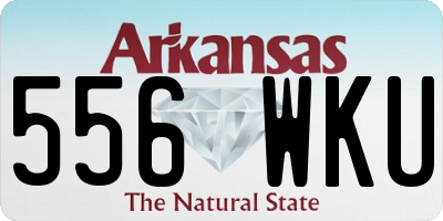 AR license plate 556WKU