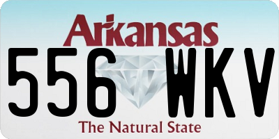 AR license plate 556WKV