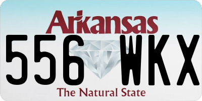 AR license plate 556WKX