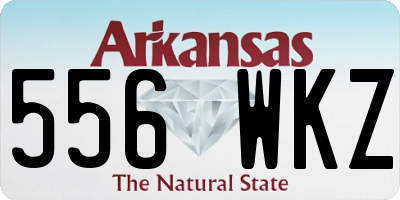 AR license plate 556WKZ