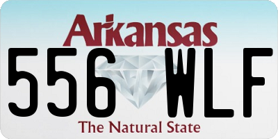AR license plate 556WLF