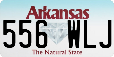 AR license plate 556WLJ