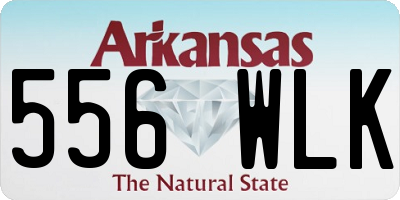 AR license plate 556WLK