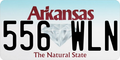 AR license plate 556WLN