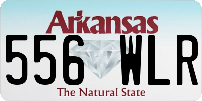 AR license plate 556WLR