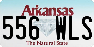 AR license plate 556WLS