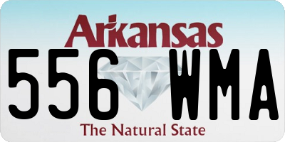 AR license plate 556WMA