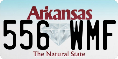 AR license plate 556WMF