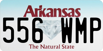 AR license plate 556WMP