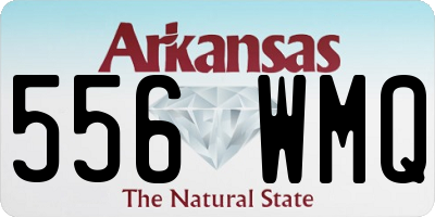 AR license plate 556WMQ