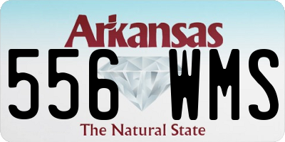 AR license plate 556WMS