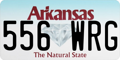 AR license plate 556WRG