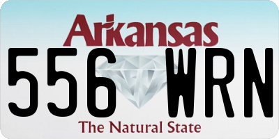 AR license plate 556WRN