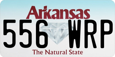 AR license plate 556WRP