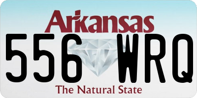 AR license plate 556WRQ