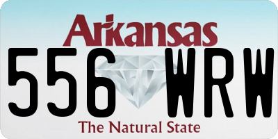 AR license plate 556WRW