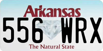 AR license plate 556WRX
