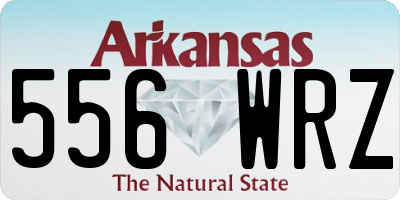 AR license plate 556WRZ