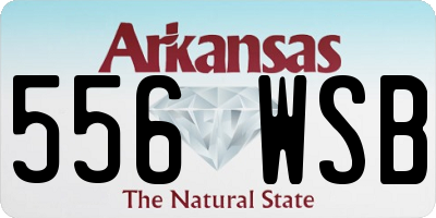 AR license plate 556WSB