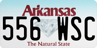 AR license plate 556WSC