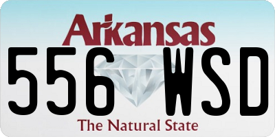 AR license plate 556WSD