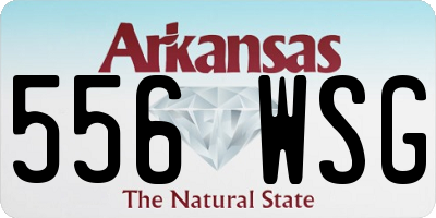 AR license plate 556WSG