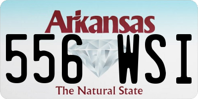 AR license plate 556WSI