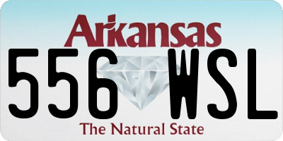 AR license plate 556WSL