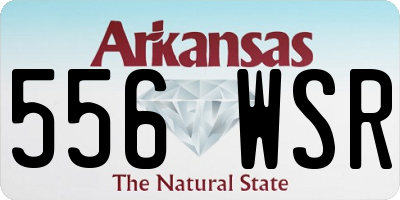 AR license plate 556WSR