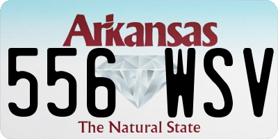 AR license plate 556WSV